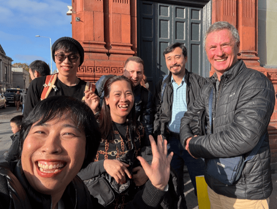 International visitors from Mahidol University and Vietnam National University in Dublin with DCUBS doctoral students (Oct 2024)
